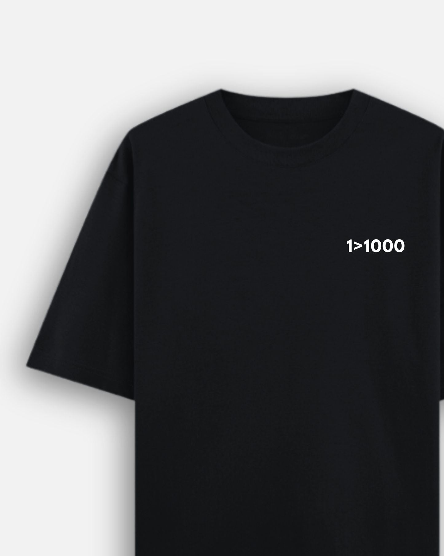 Quality Over Quantity - Premium Unisex Oversized T-Shirt
