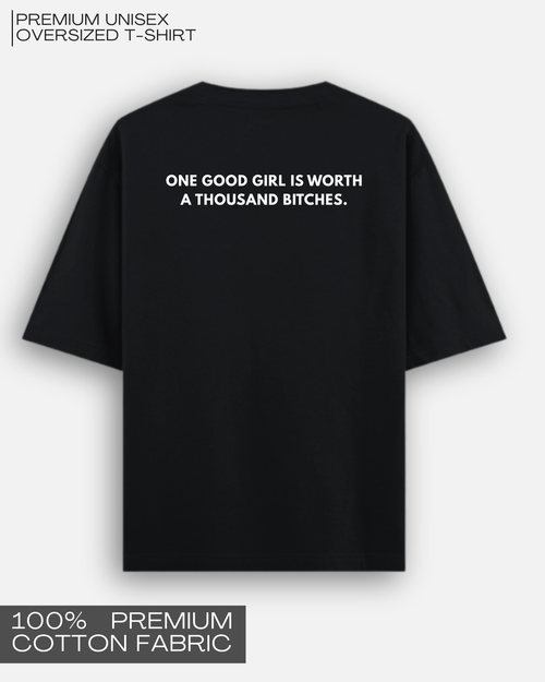Quality Over Quantity - Premium Unisex Oversized T-Shirt