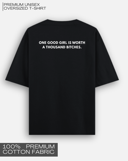 Quality Over Quantity - Premium Unisex Oversized T-Shirt