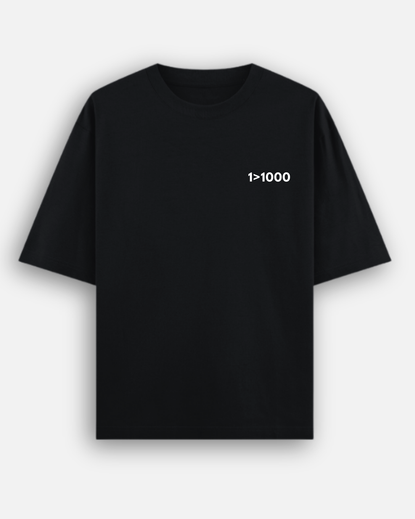 Quality Over Quantity - Premium Unisex Oversized T-Shirt
