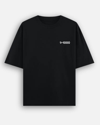 Quality Over Quantity - Premium Unisex Oversized T-Shirt