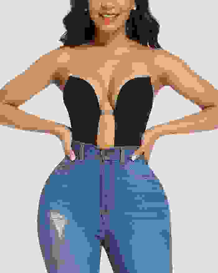 Backless Body Shaper Bra Invisible Seamless Fit