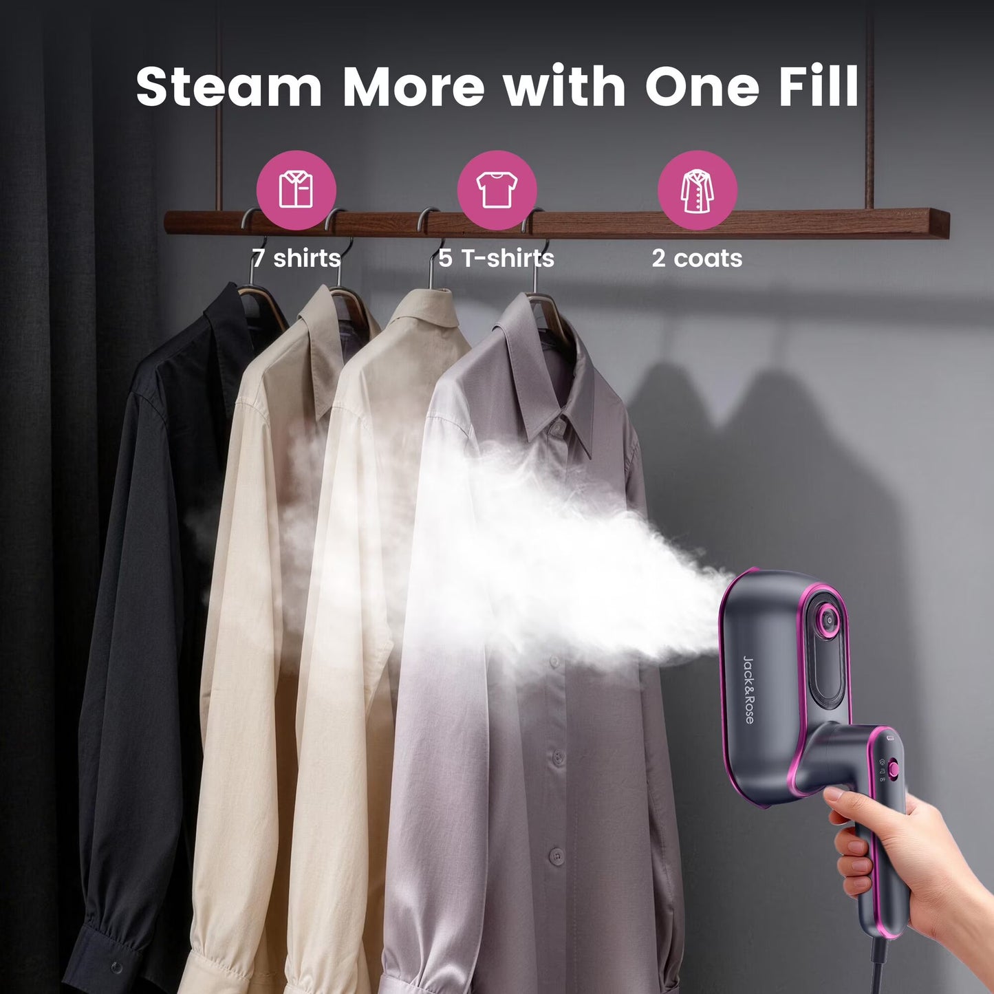 Pacific Den Portable Steam Iron