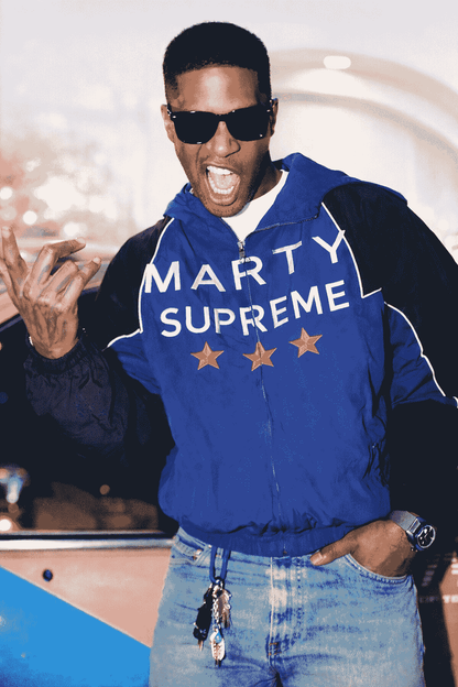 Mens Streetwear Jacket Marty Supreme Style