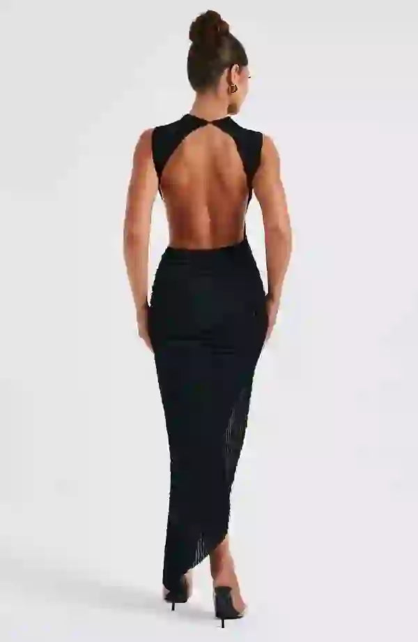 Aphrodite Midi Dress Elegant Womens Outfit
