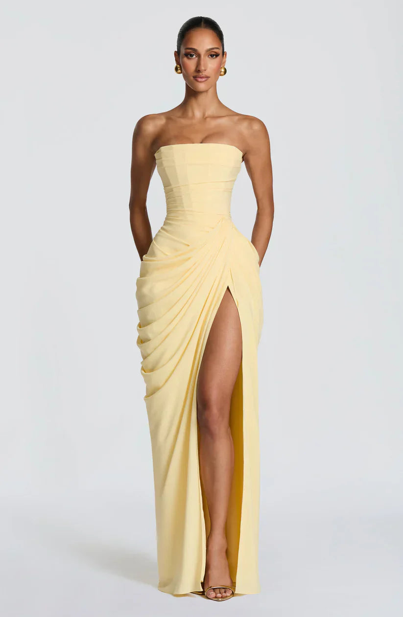 elara maxi dress ELARA DRESS IN WHITE | CULT MIA