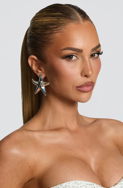 Daku Star Earrings - Gold/Silver