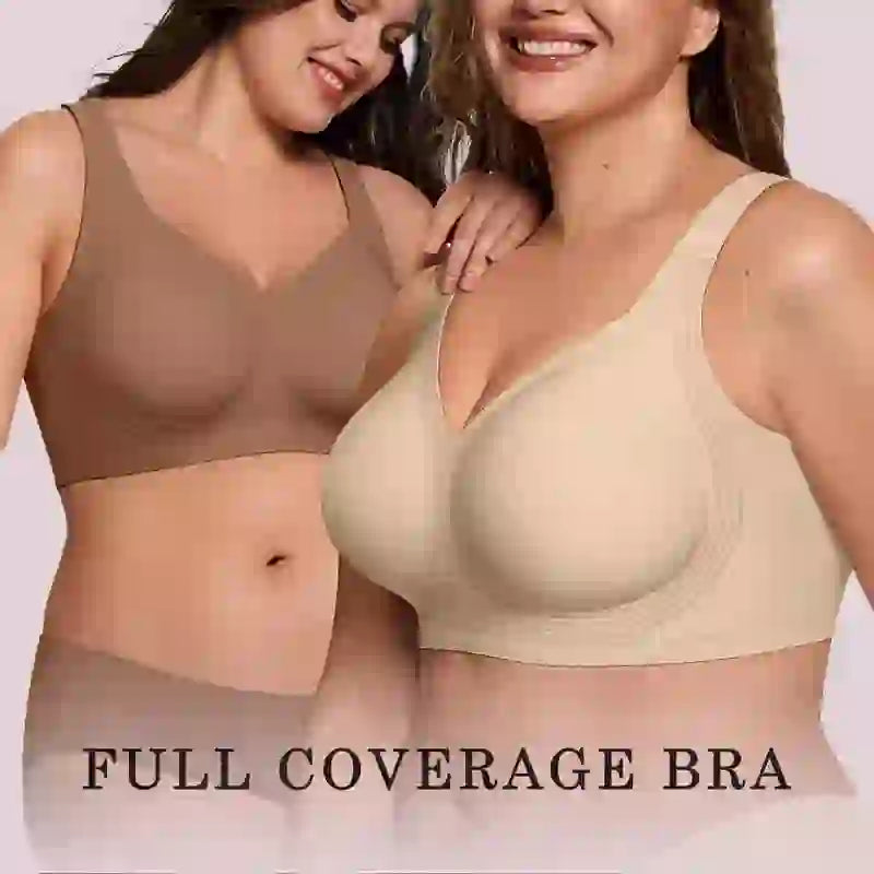 Full Coverage Wireless Bra Seamless Comfort Fit