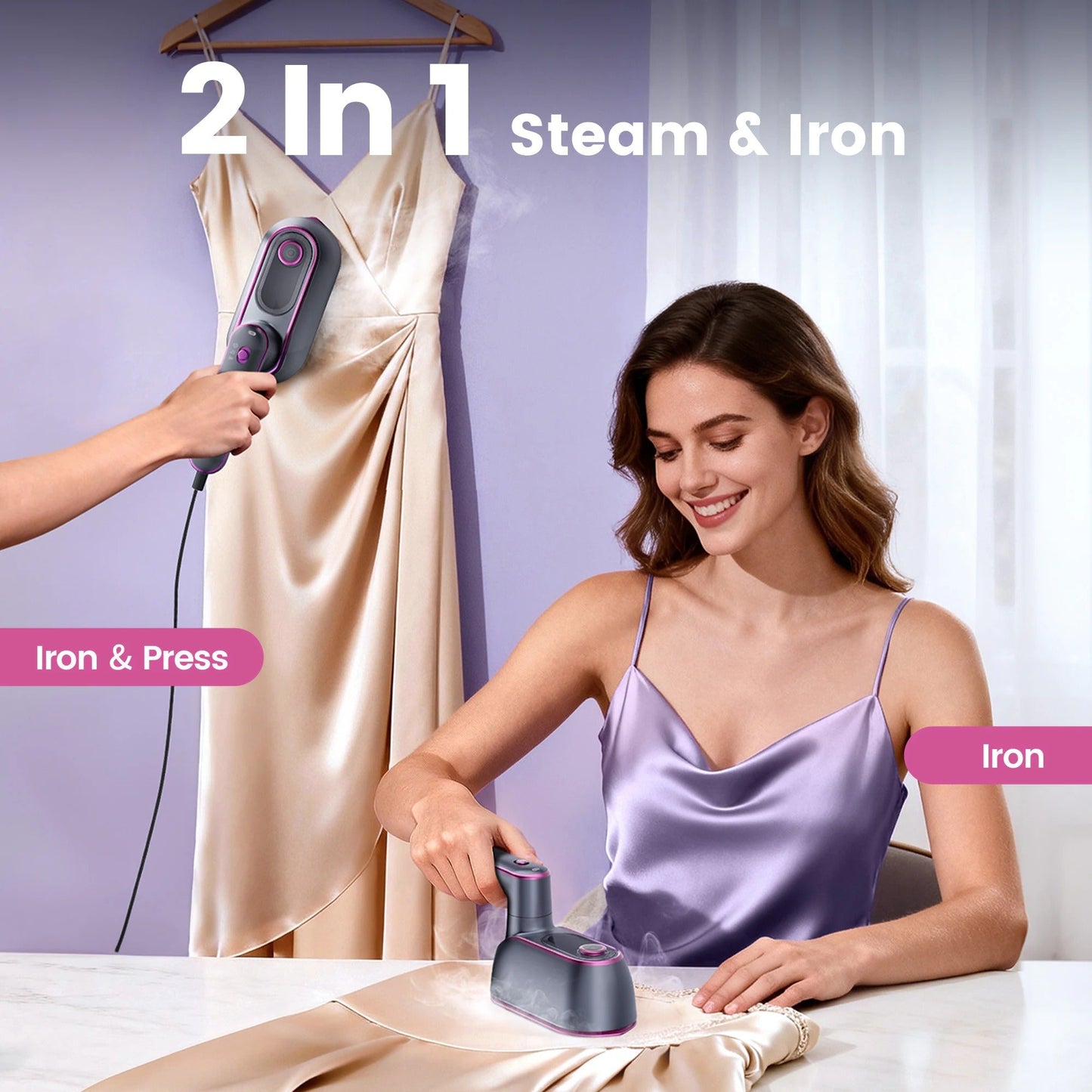 Pacific Den Portable Steam Iron