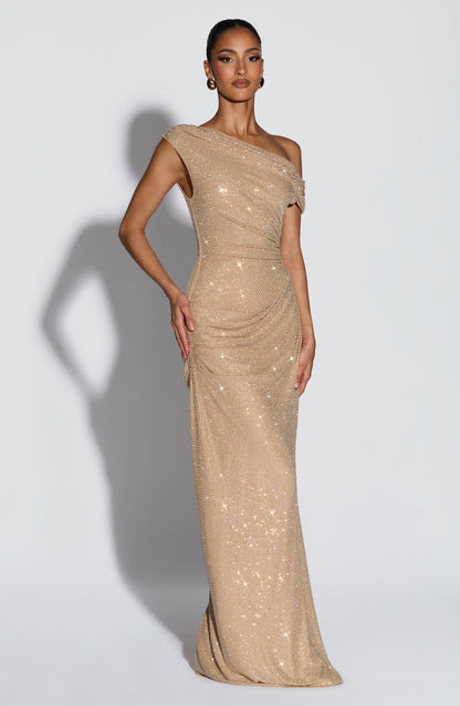 Ottilie Maxi Dress - Gold Dress Babyboo Fashion Premium Exclusive Design