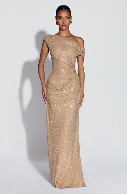 Ottilie Maxi Dress - Gold Dress Babyboo Fashion Premium Exclusive Design
