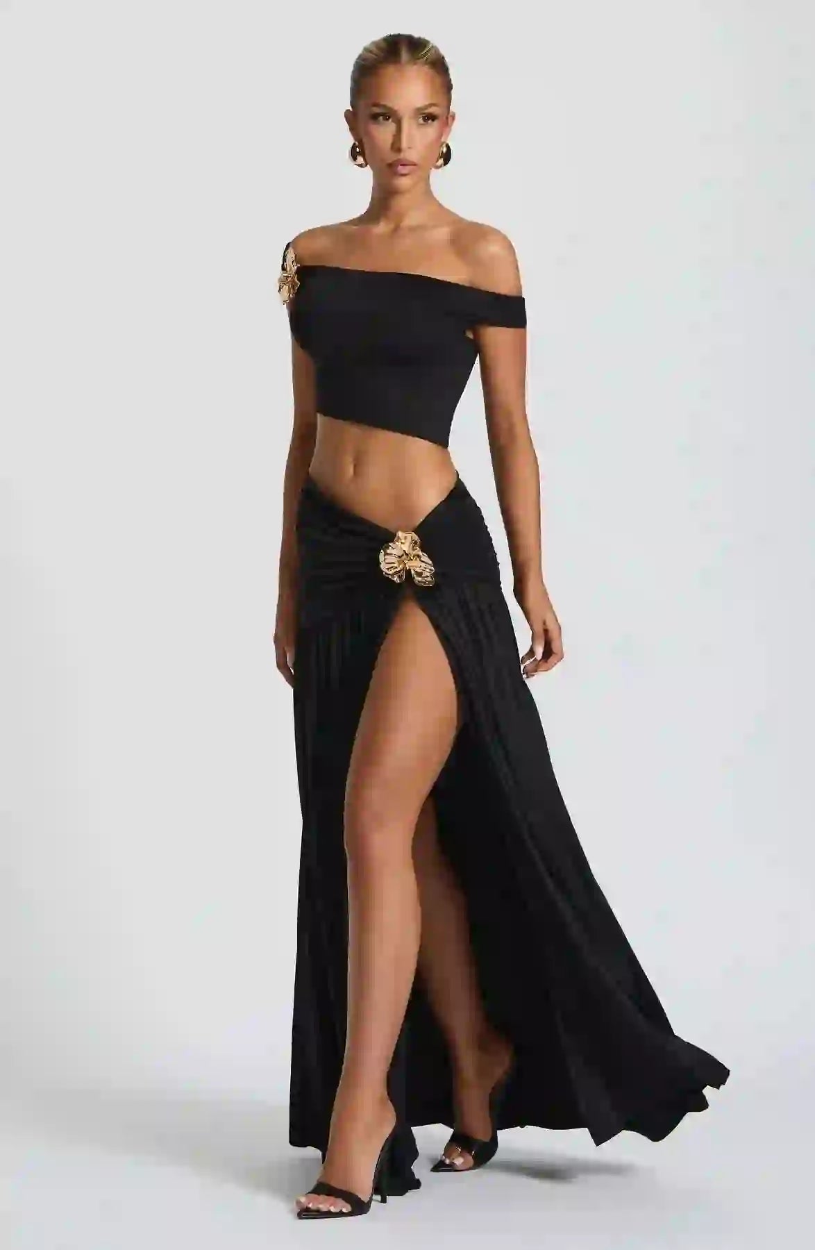 Elegant Maxi Skirt for Women Saira Flowy Long Skirt