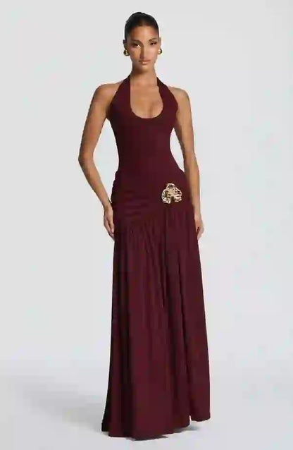 Elegant Maxi Skirt for Women Saira Flowy Long Skirt