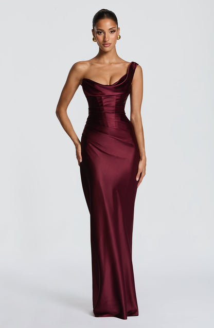 Thalassa Maxi Dress - Cherry Lacquer Dress XS Babyboo Fashion Premium Exclusive Design