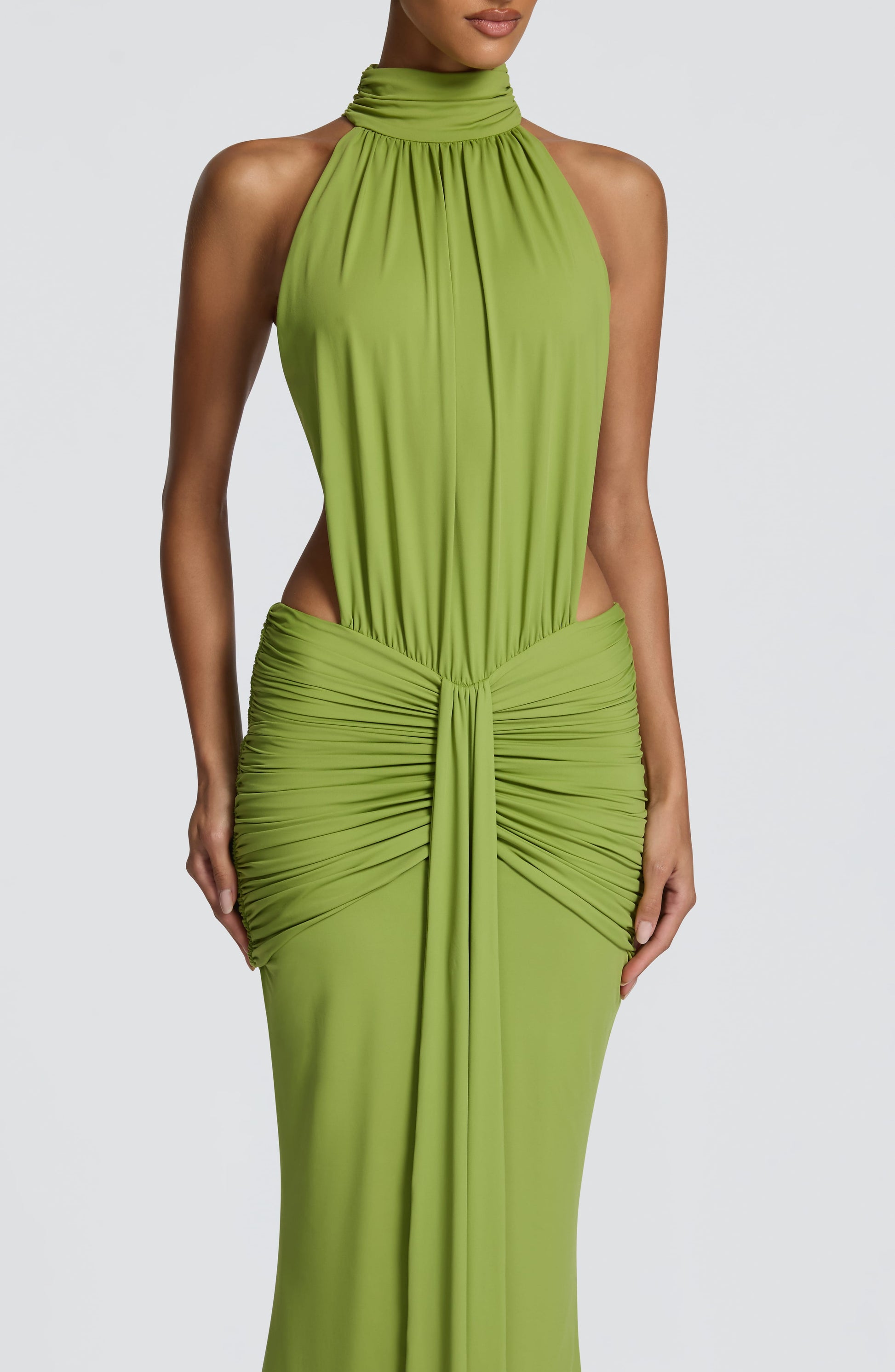 Thekla Maxi Dress - Olive Dress Babyboo Fashion Premium Exclusive Design
